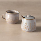 Mountain Peaks Ceramic Cream and Sugar Set