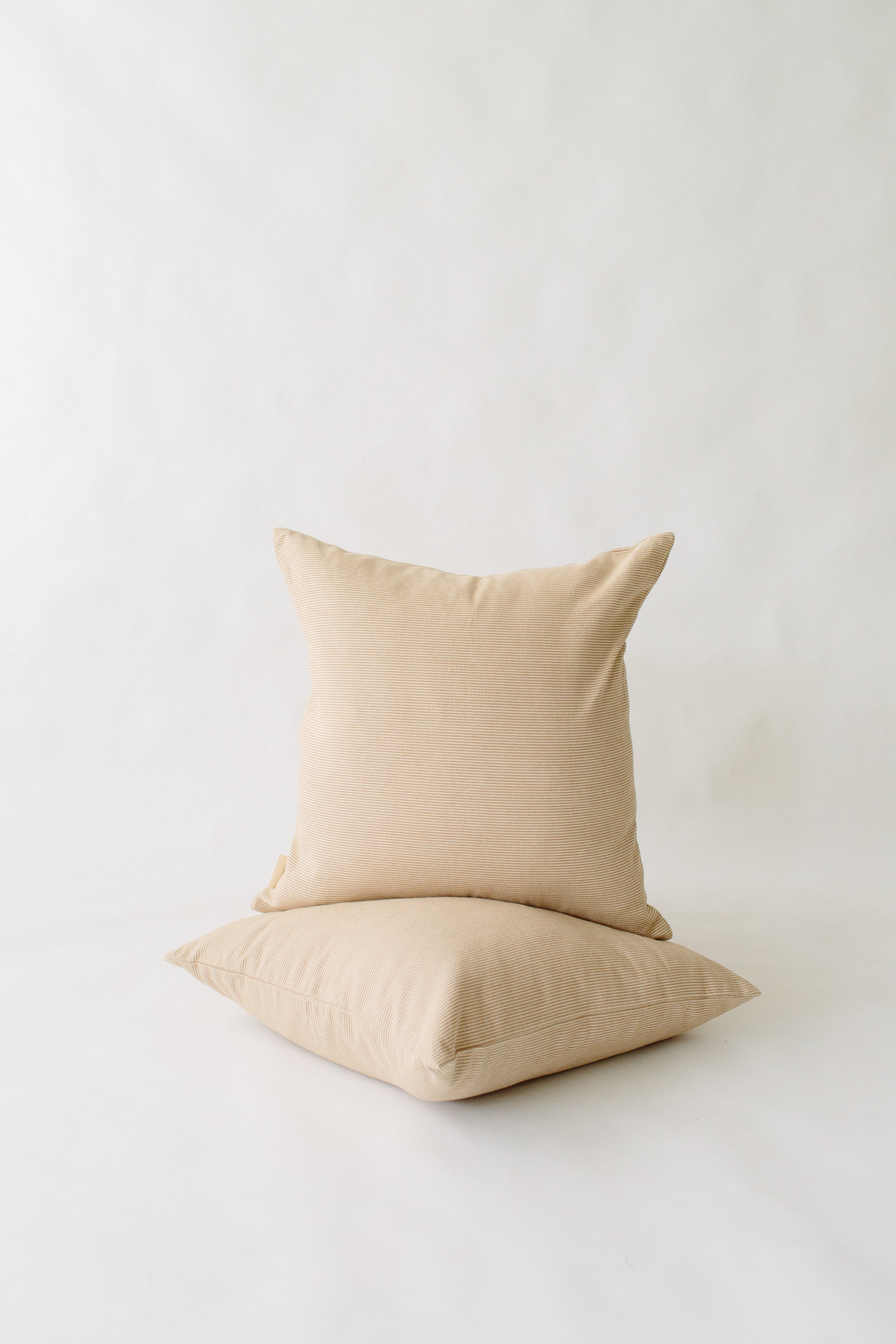 Rust Pinstripe Pillow