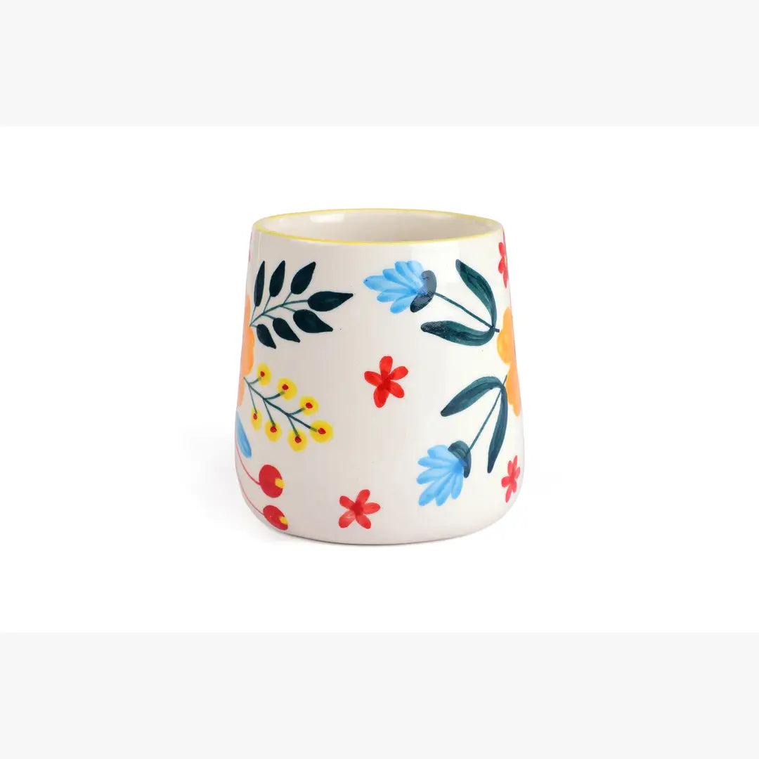 Floral Extravaganza Coffee Mug (Set of 4 )