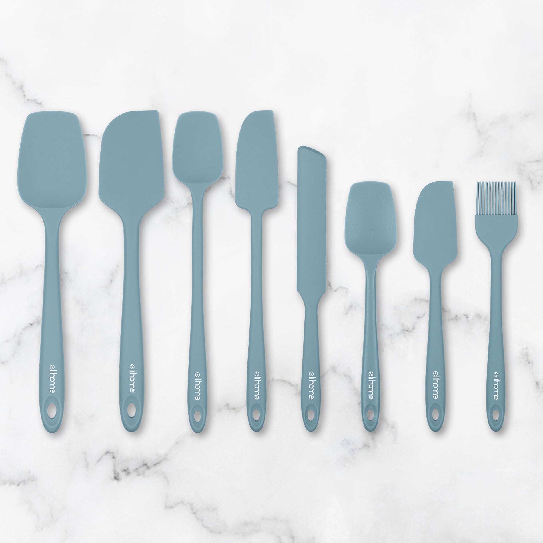 8 Piece Silicone Spatula Set