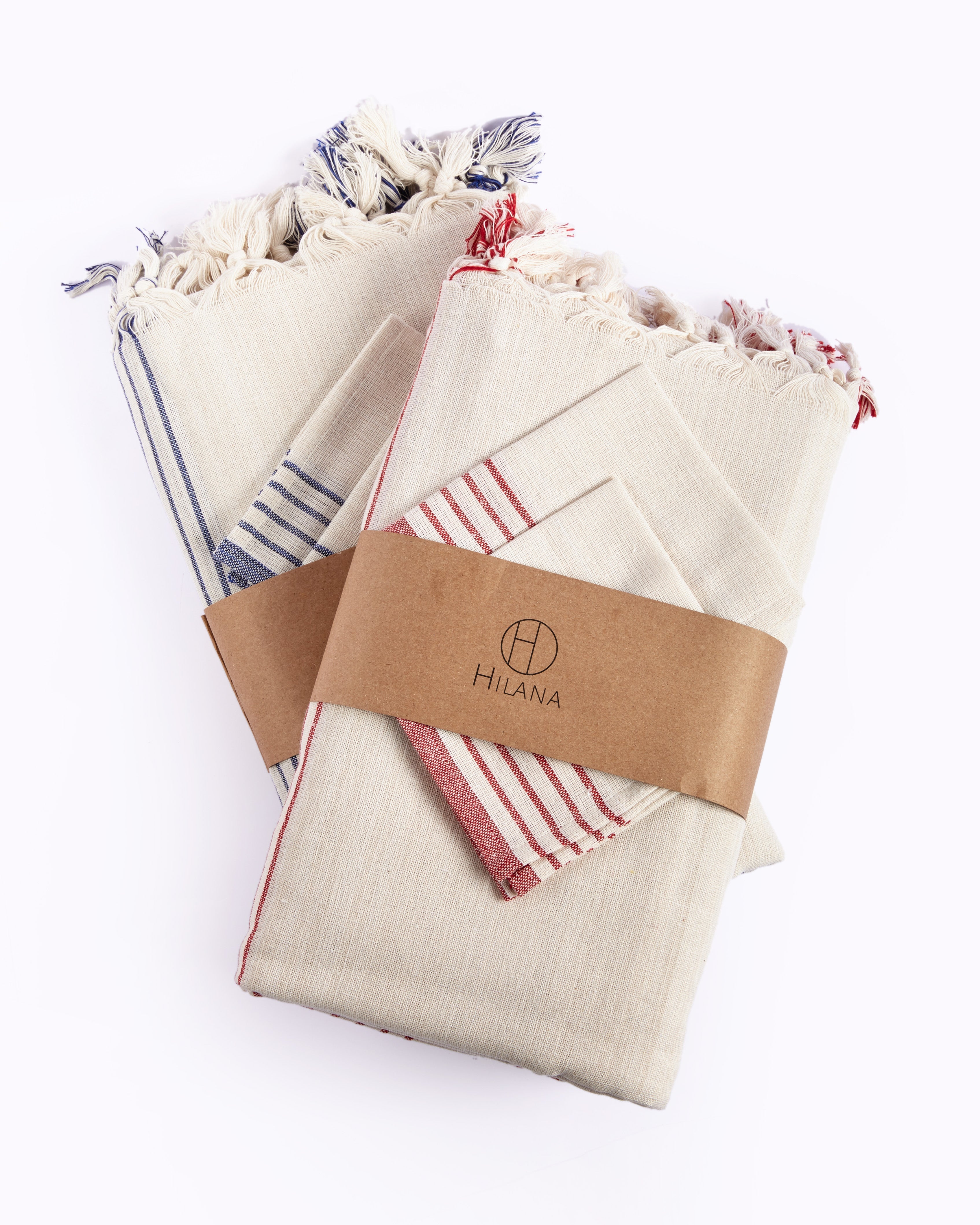 Sustainable Kayseri Tablecloth Set - Red