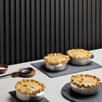 6-Inch Round Stainless Steel Pan - Oven & BBQ