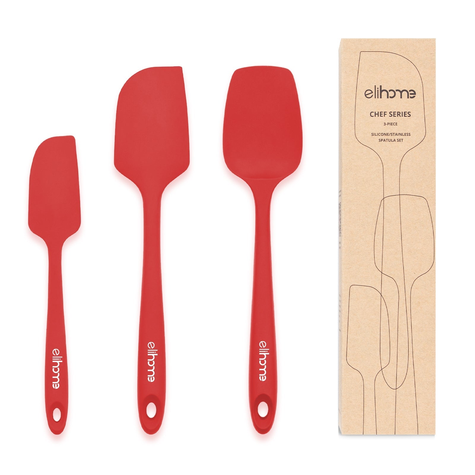 8 Piece Silicone Spatula Set
