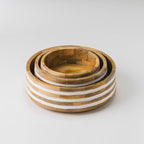 Whitehaven Mangowood Nested Bowls