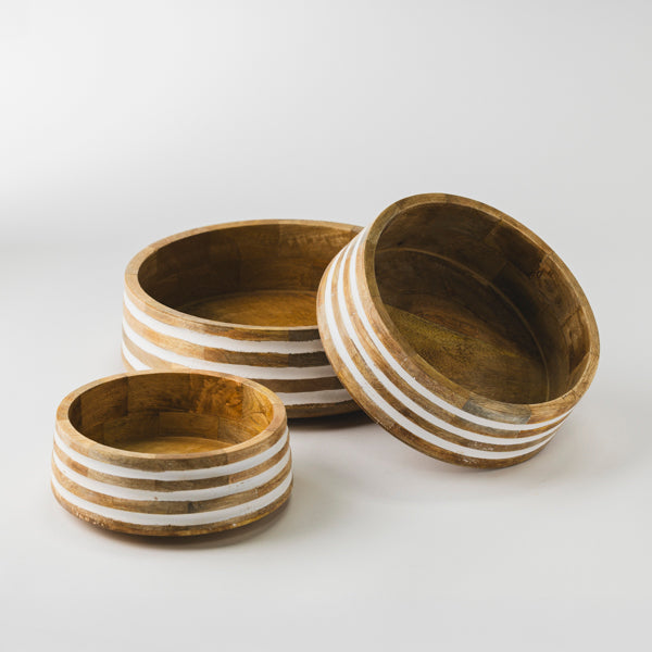 Whitehaven Mangowood Nested Bowls