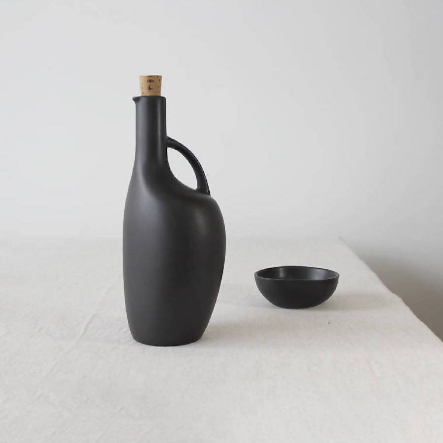 Canard Stoneware Olive Oil Bottle