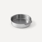 8-Inch Round Stainless Steel Pan - Oven & BBQ