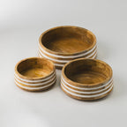 Whitehaven Mangowood Nested Bowls