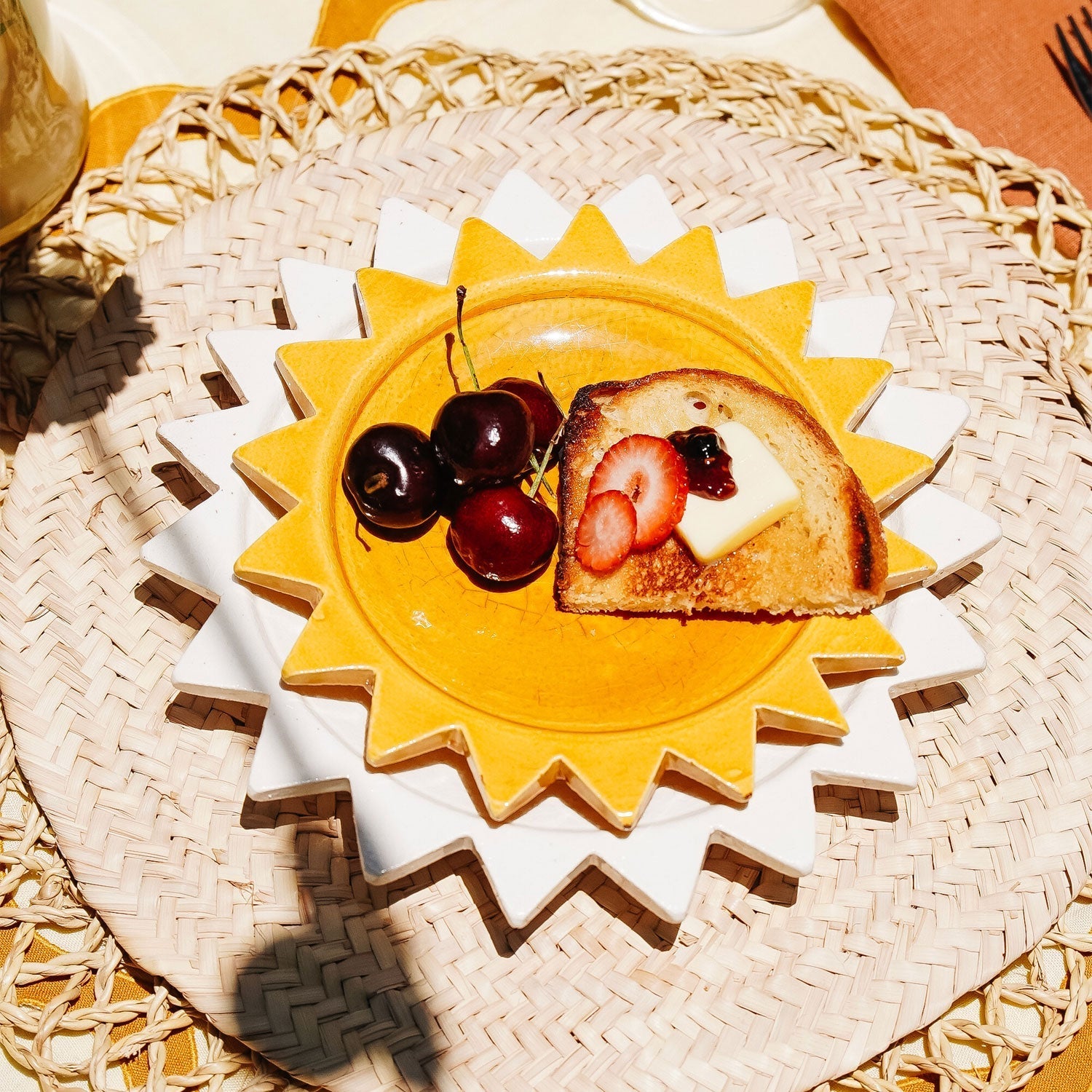 Ceramic Sun Plate by Apartment F