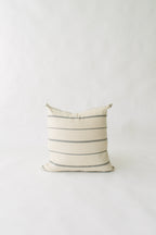 Cream & Gray Brocade Pillow cover