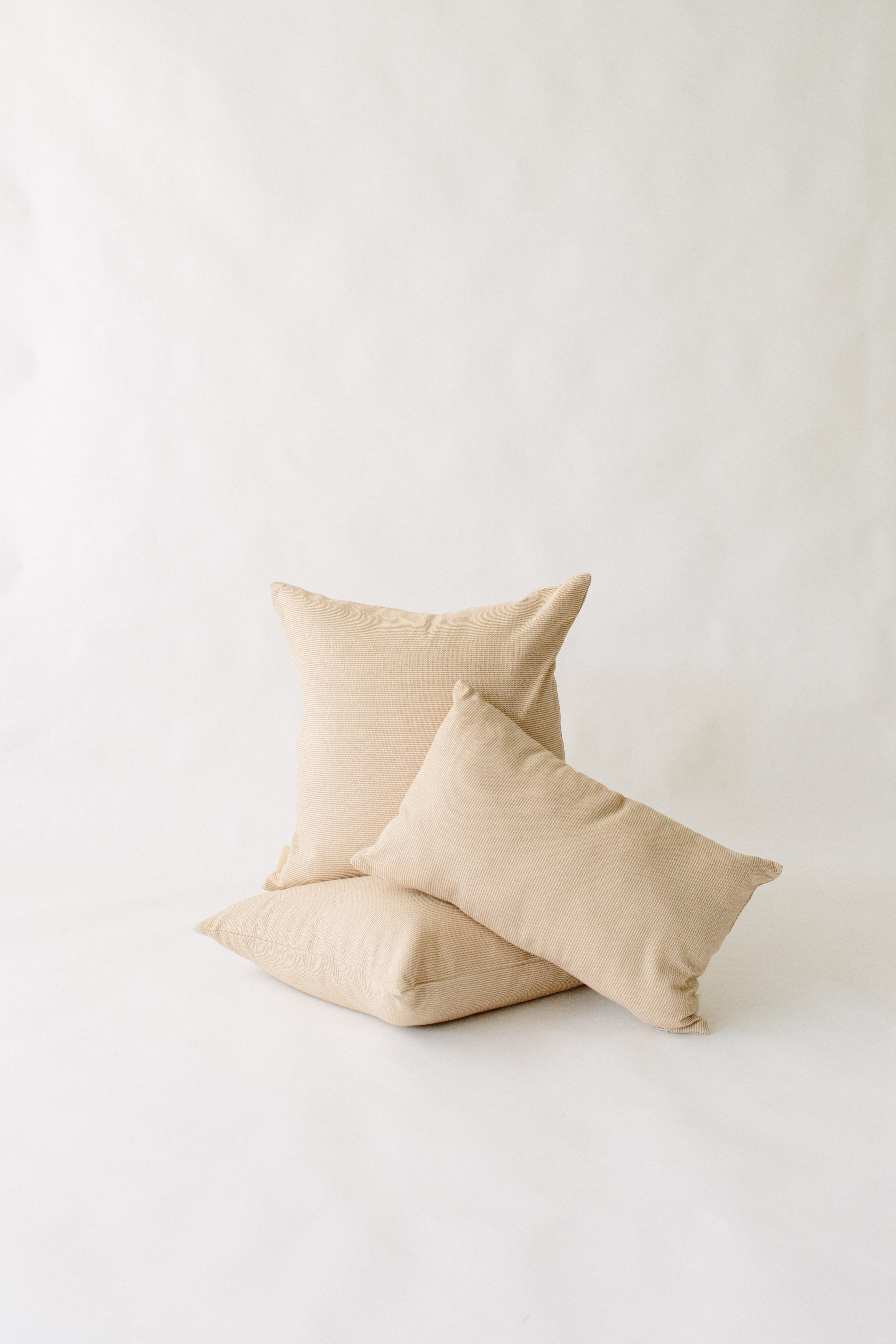 Rust Pinstripe Pillow