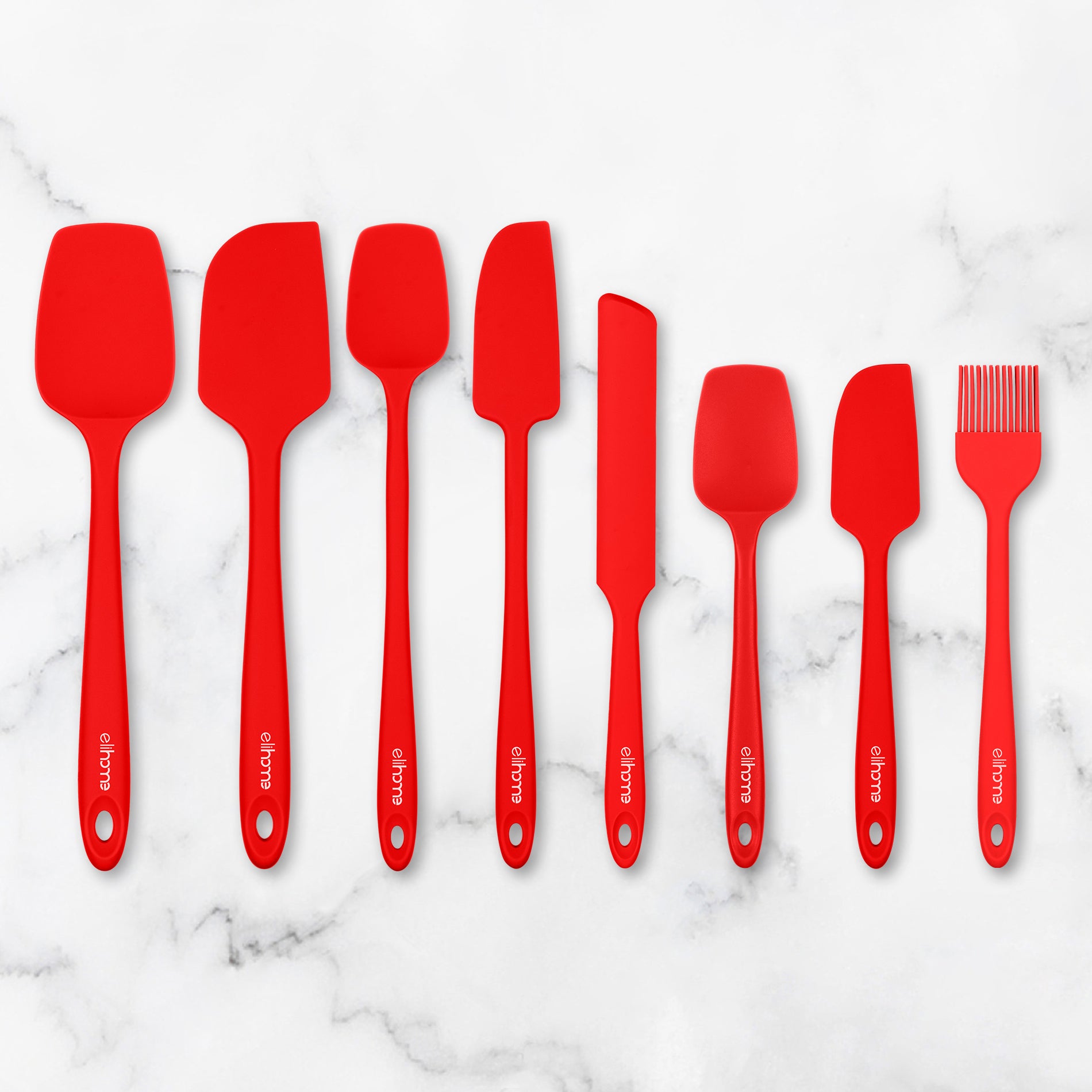 8 Piece Silicone Spatula Set