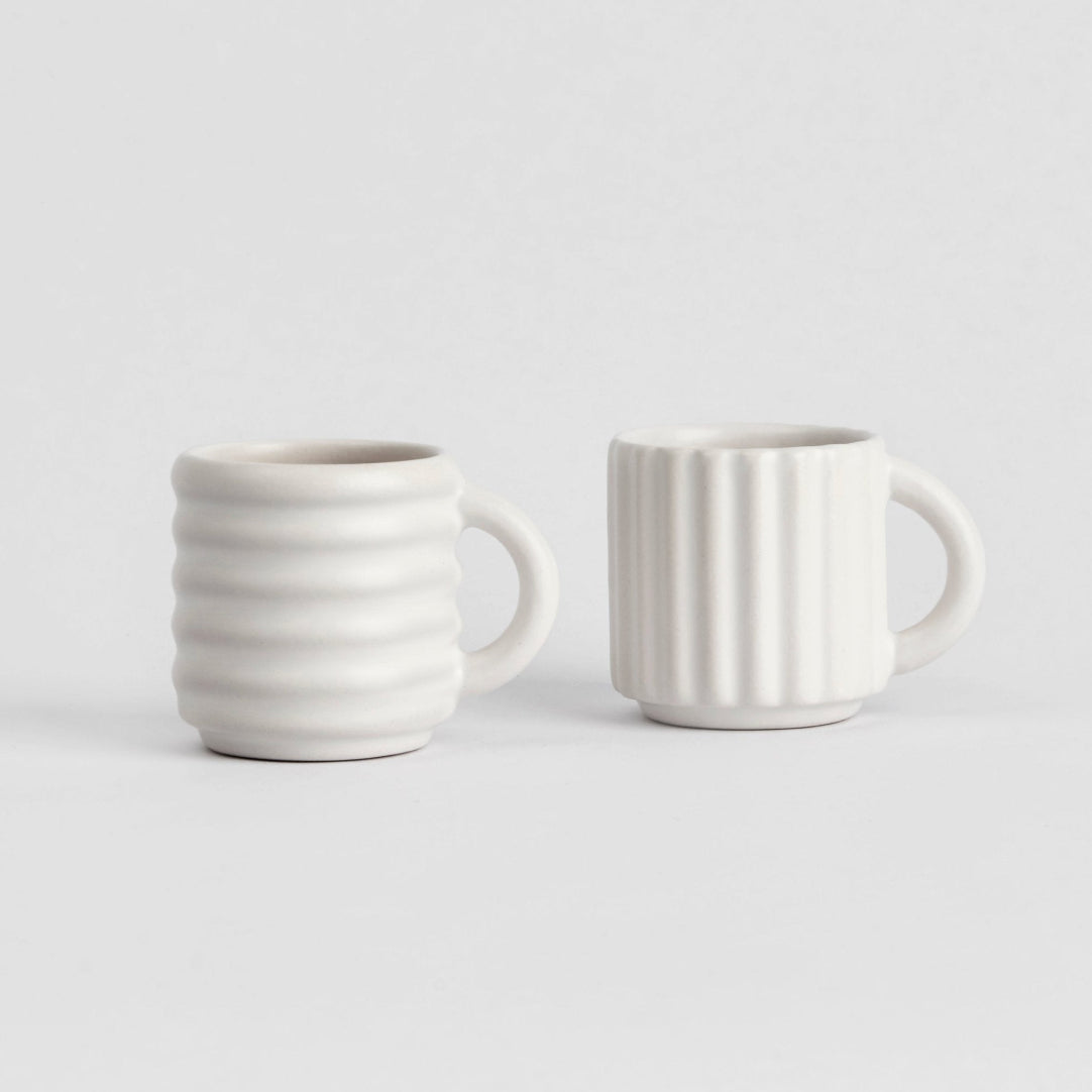 Ripple Espresso Cups Set of 2