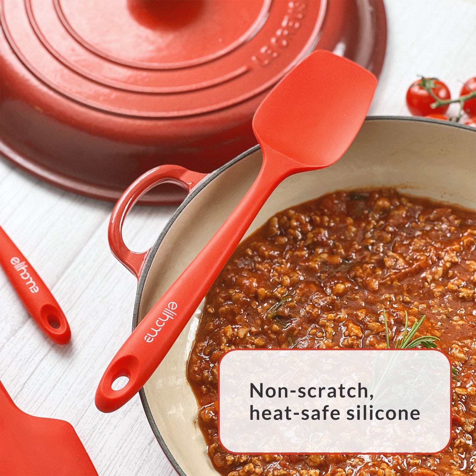 8 Piece Silicone Spatula Set