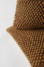 Brown Nub Wool Pillow cover