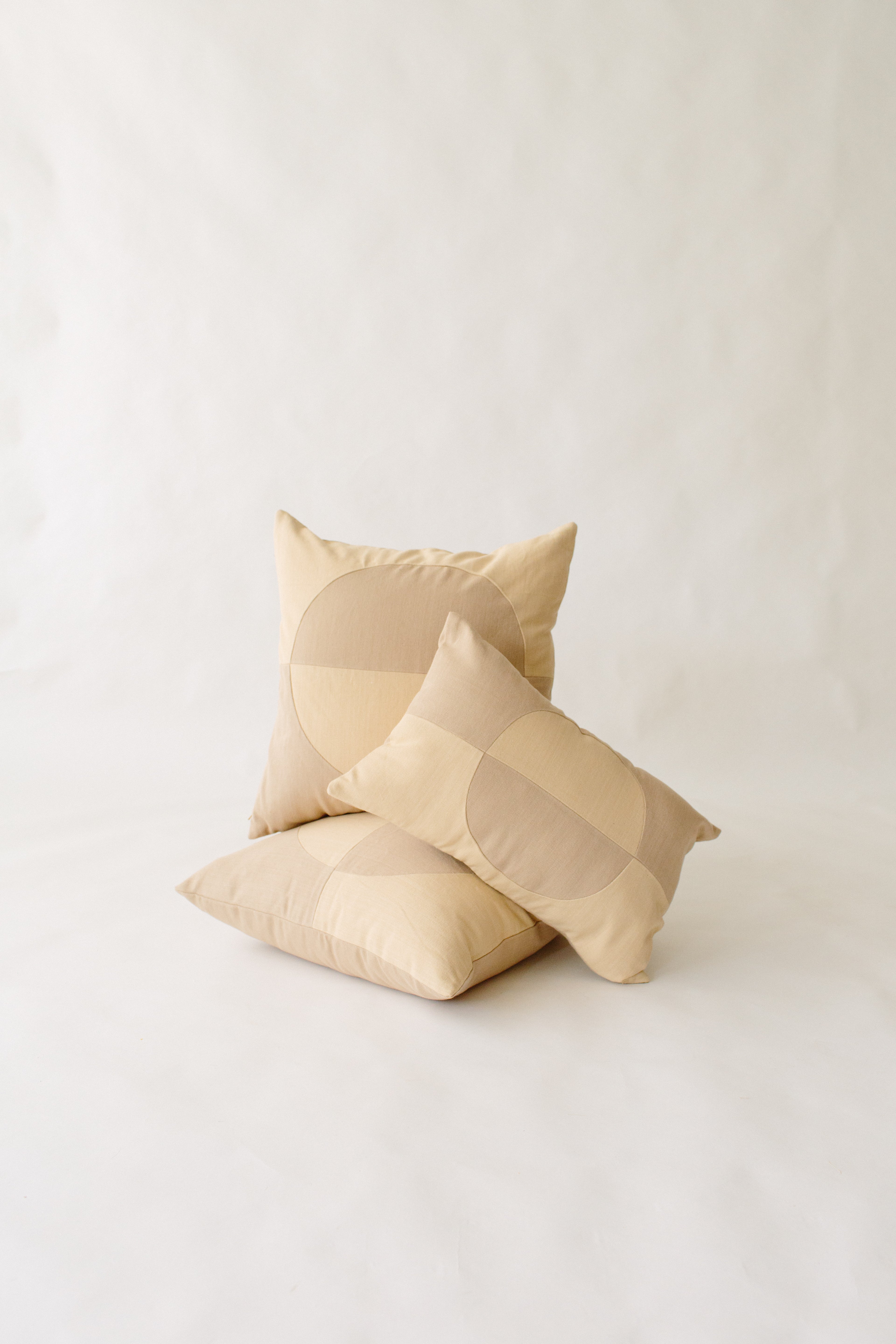 Beige Moon Pillow
