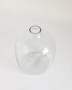 Hebron Hammered Glass Vase - Clear