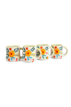 Floral Extravaganza Coffee Mug (Set of 4 )