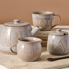 Mountain Peaks Ceramic Cream and Sugar Set