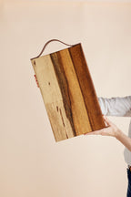 Blackwood Cutting Board with Leather Strap