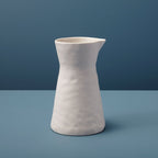 Rugueux Stoneware Carafe in Pearl