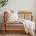 Mia Floral Block Printed Pillow Cover