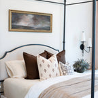 Mia Floral Block Printed Pillow Cover