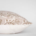 Magnolia Floral Block Printed Pillow Cover