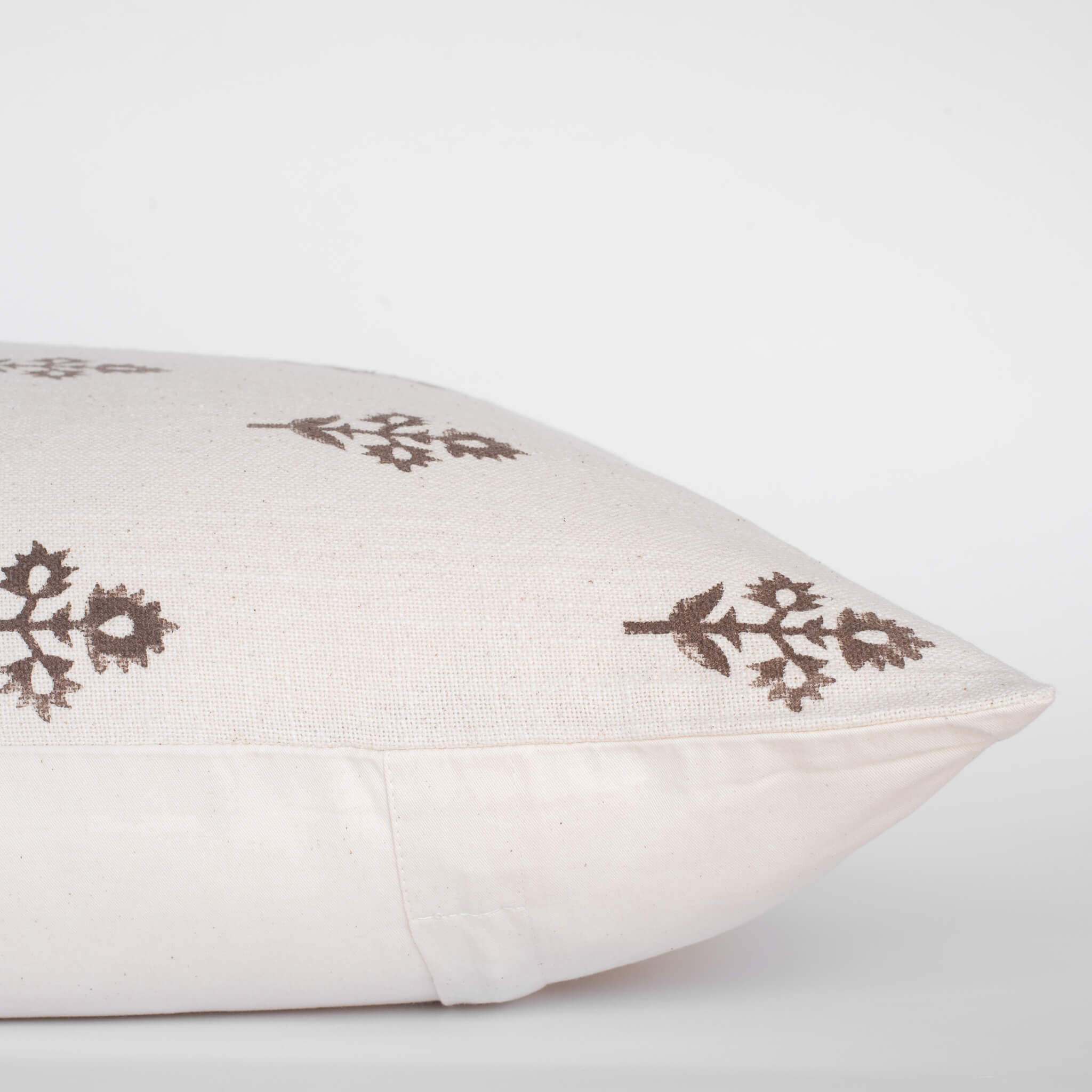 Mia Floral Block Printed Pillow Cover