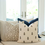 Noa Solid Pillow Cover Blue