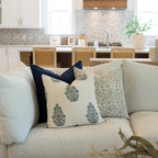 Noa Solid Pillow Cover Blue