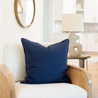 Noa Solid Pillow Cover Blue