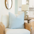 Celeste Solid Pillow Cover Light Blue