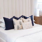 Noa Solid Pillow Cover Blue