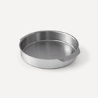 10-Inch Round Stainless Steel Pan - Oven & BBQ
