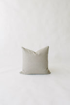 Gray Pinstripe Pillow Cover