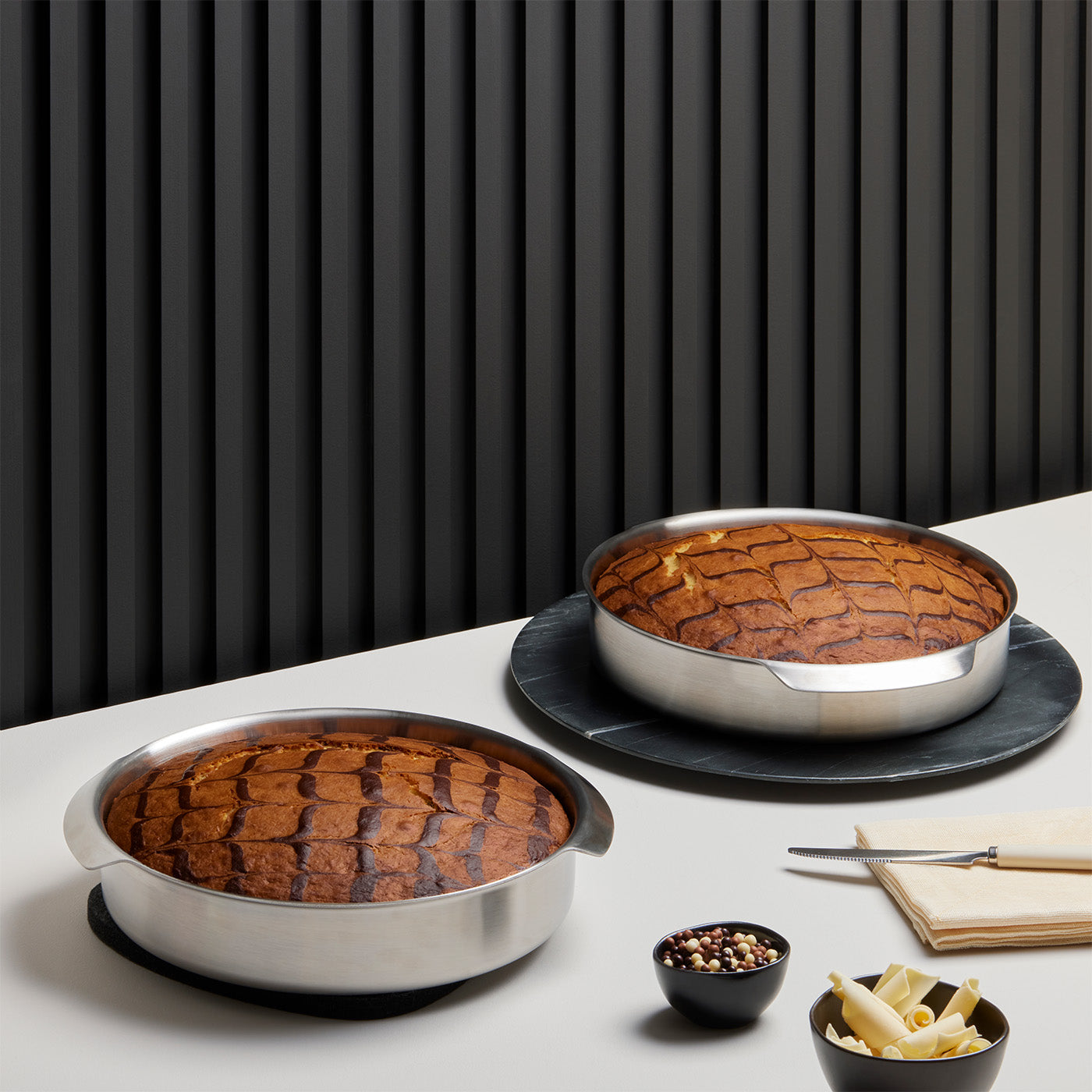 10-Inch Round Stainless Steel Pan - Oven & BBQ