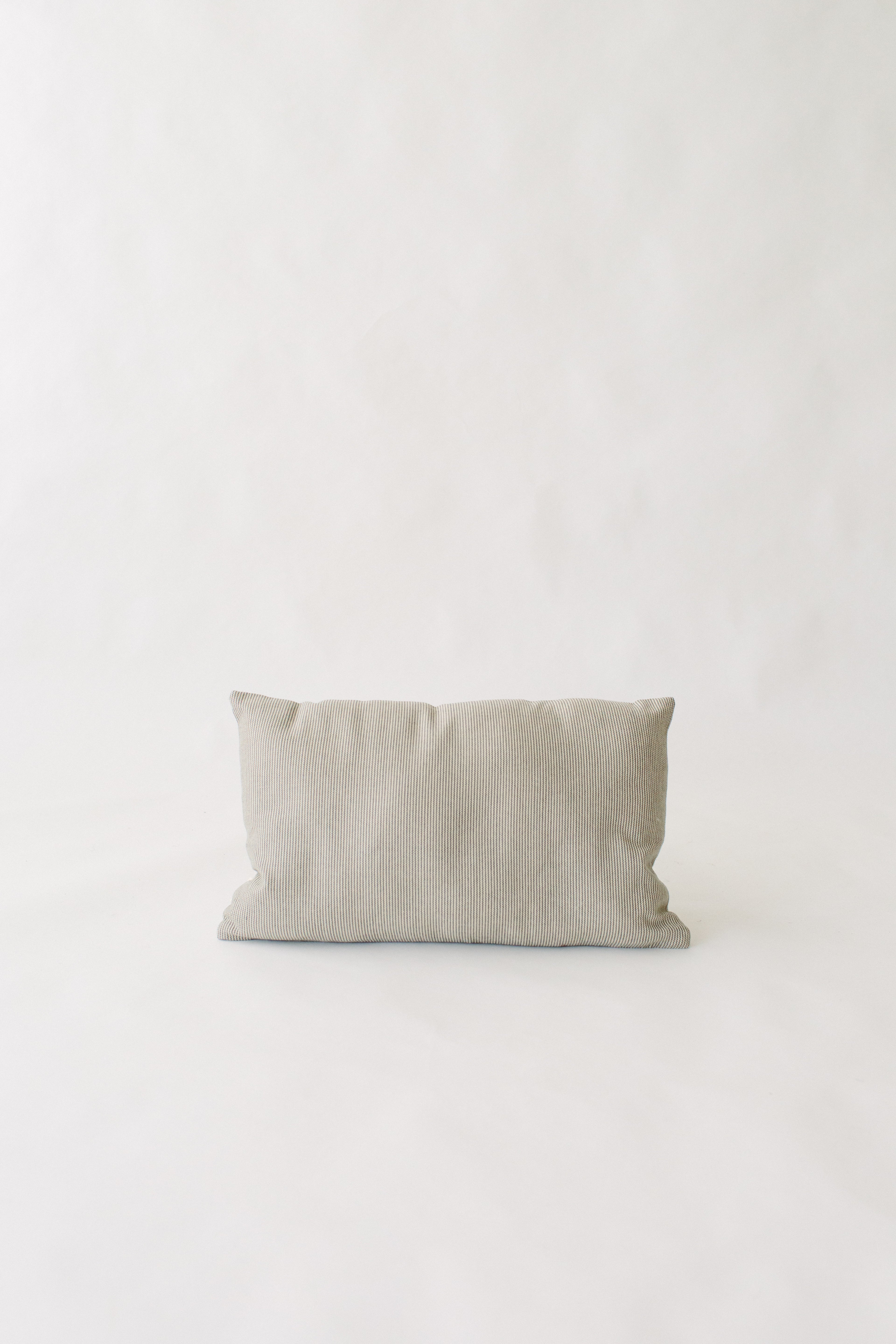 Blue Pinstripe Lumbar Pillow