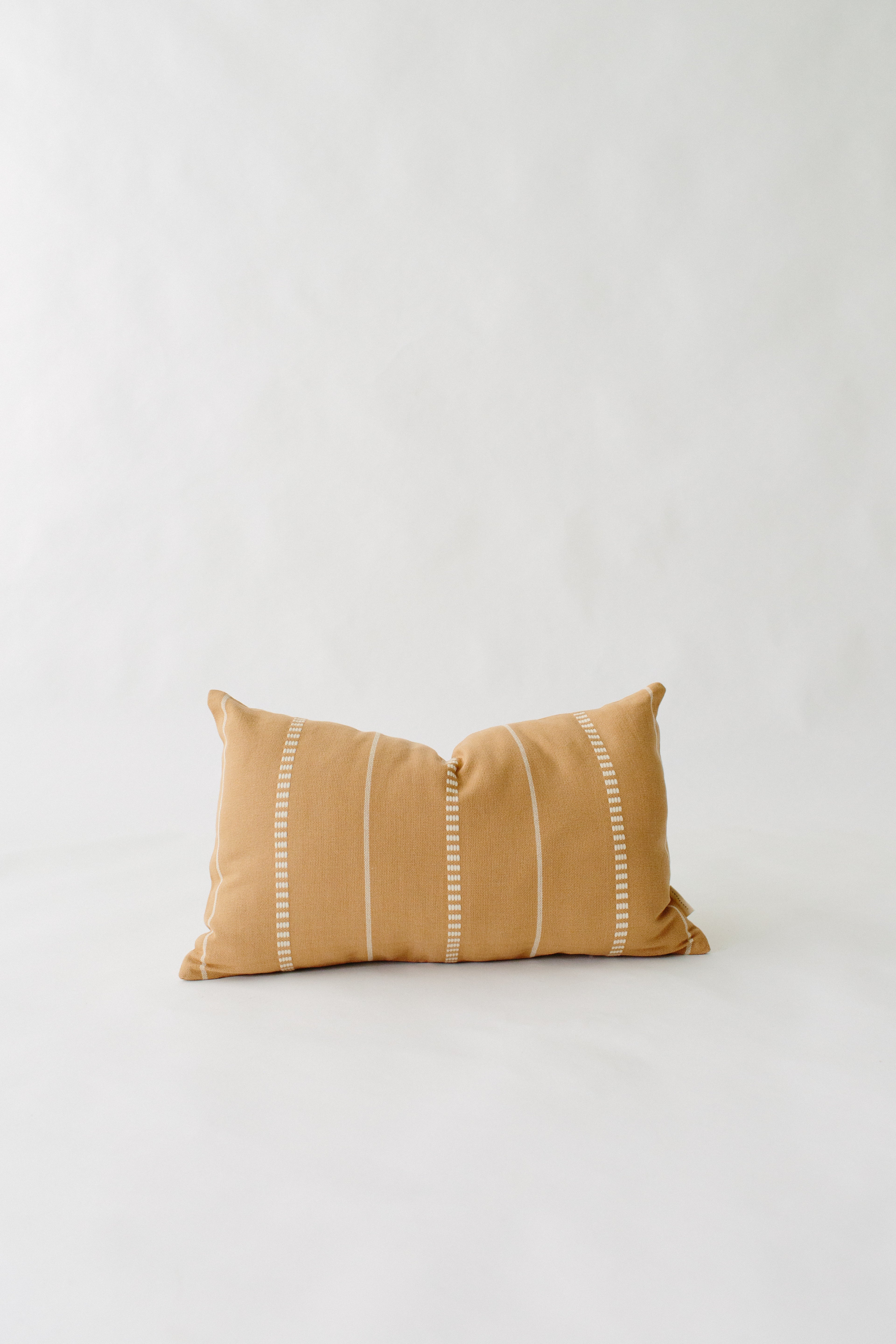 Rust Brocade Lumbar Pillow cover