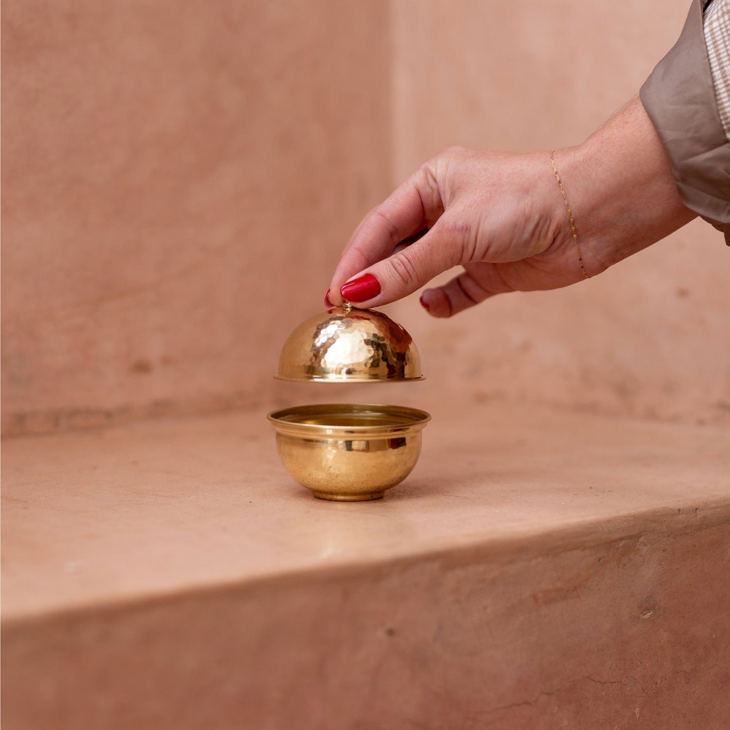 Handcrafted Brass Trinket Dish