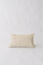 Cream Brocade Lumbar Pillow cover