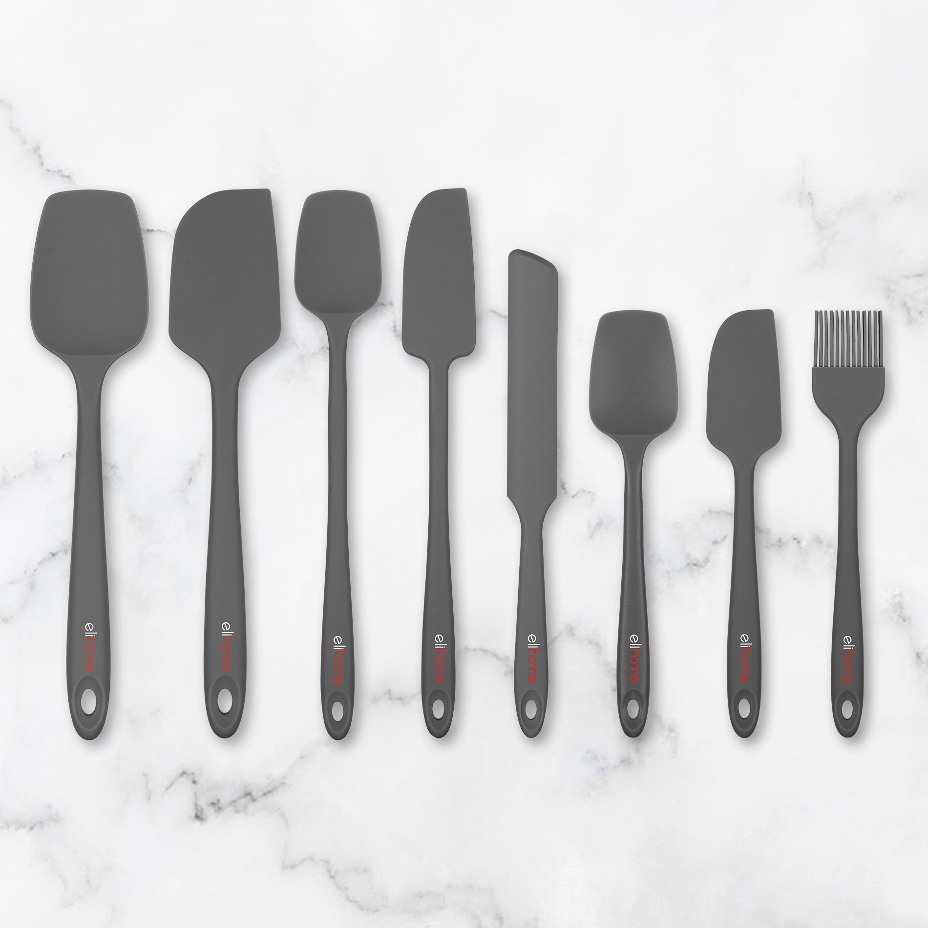 8 Piece Silicone Spatula Set