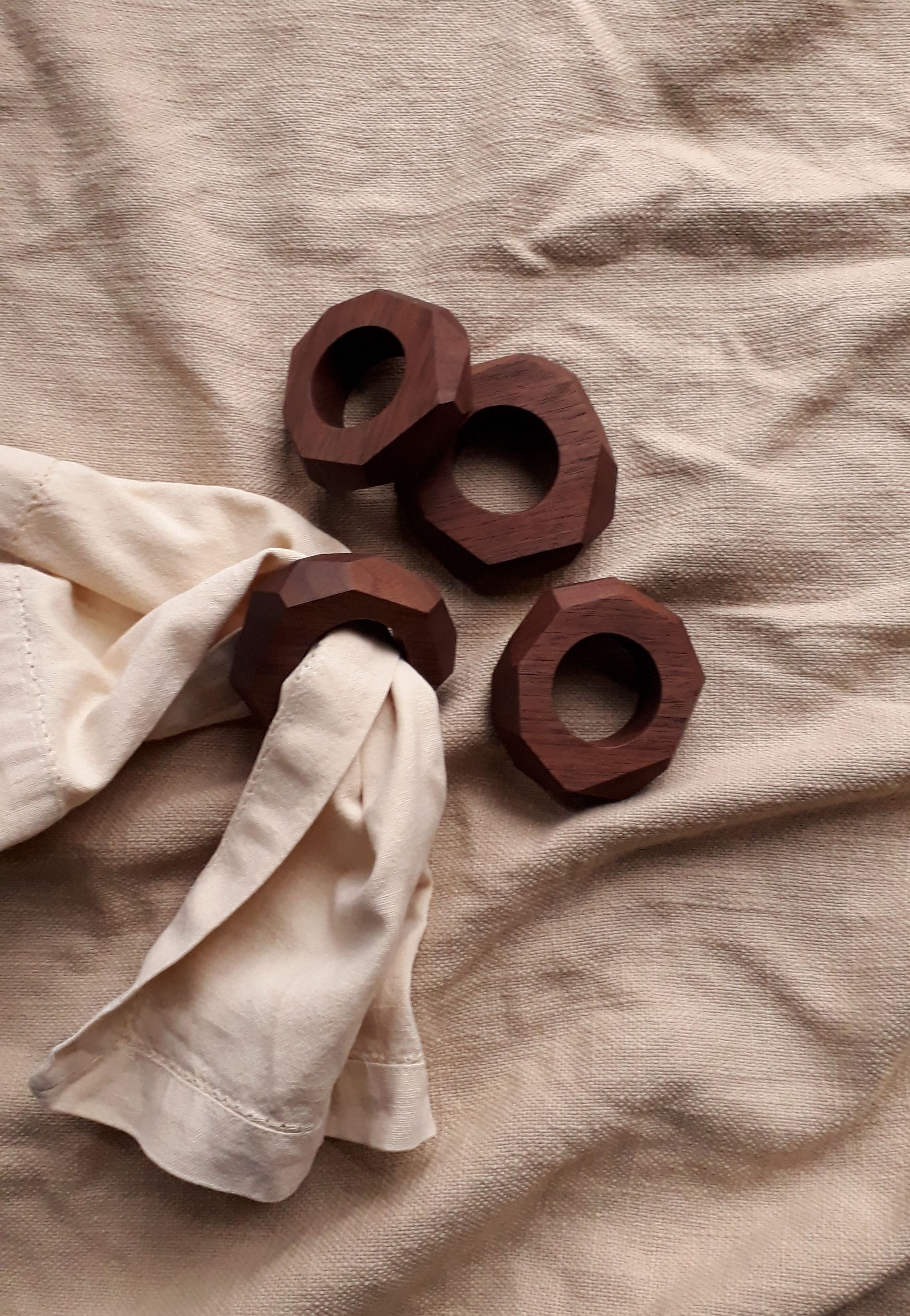 Dor+Kie Black Walnut Napkin Ring