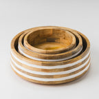 Whitehaven Mangowood Nested Bowls