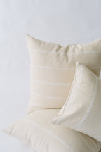 Cream Brocade Pillow cover
