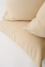 Rust Pinstripe Lumbar Pillow