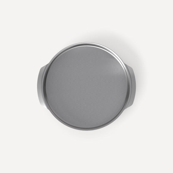 10-Inch Round Stainless Steel Pan - Oven & BBQ