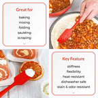 8 Piece Silicone Spatula Set