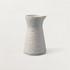 Rugueux Stoneware Carafe in Pearl